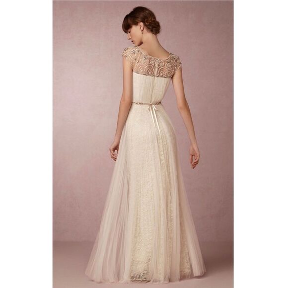 Anthropologie BHLDN x Marchesa Tiernan Gown - Picture 4 of 4